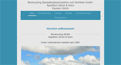 Desktop Screenshot of biorecycling-muehlberg.de