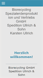 Mobile Screenshot of biorecycling-muehlberg.de